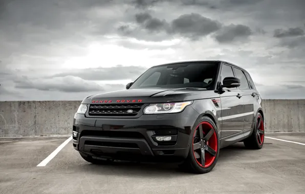Range Rover, with, color, Sport, Supercharged, matched, Niche wheels
