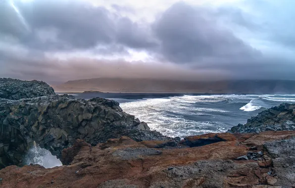 Clouds, stones, beauty, the Majesty of nature, Shvartsman Evgeny, The wind is blowing
