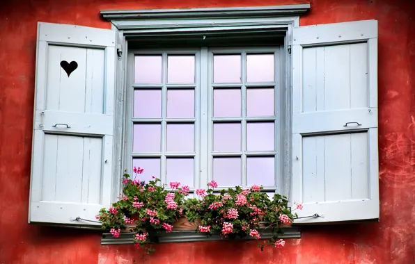 France, window, shutters
