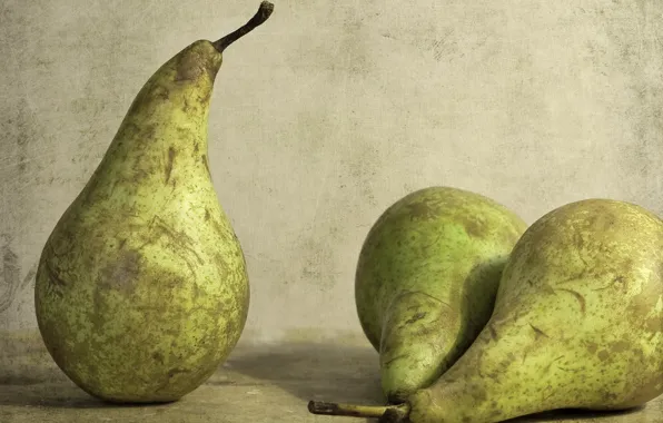 Macro, style, background, pear