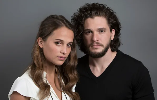 Picture Kit Harington, the portrait session, for the film, Alicia Vikander, Testament of Youth, Memories of …