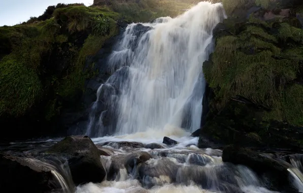 Picture stones, rocks, waterfall