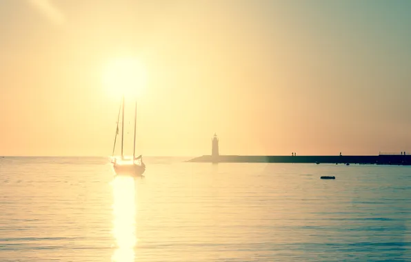 Sea, the sun, sunset, sunset, Mallorca, mallorca