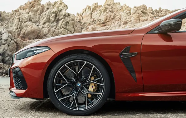 Rocks, wheel, BMW, convertible, 2019, BMW M8, M8, F91