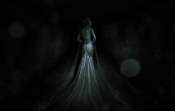 ghost woman art
