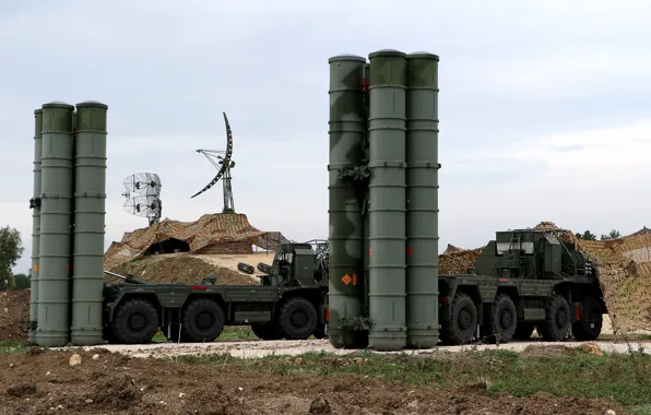 Picture large, system, Triumph, S-400, anti-aircraft, Russian, rocket, range