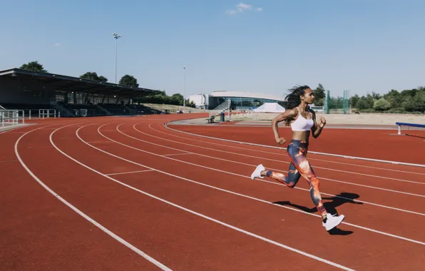 Picture female, athlete, athletics