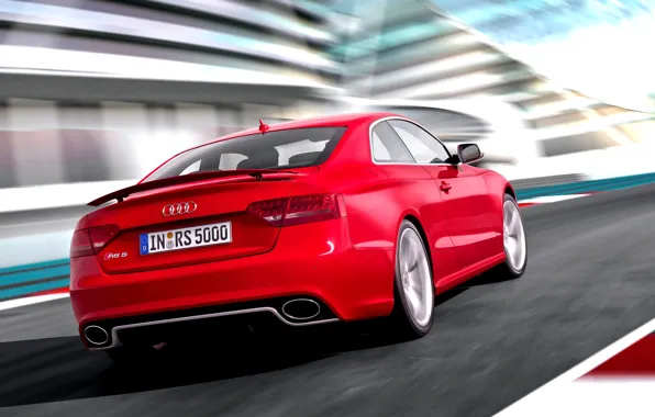 Audi, Red, Audi, Machine, RS5