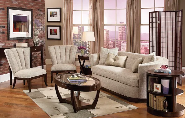 Design, style, interior, megapolis, living room, living room