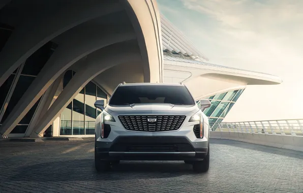 The sky, transport, construction, car, Cadillac XT4