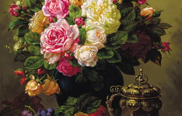 Flowers, roses, picture