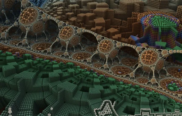Abstraction, background, form, Fractal