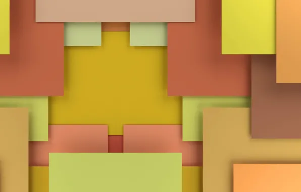 Wallpaper figure, geometry, warm colors