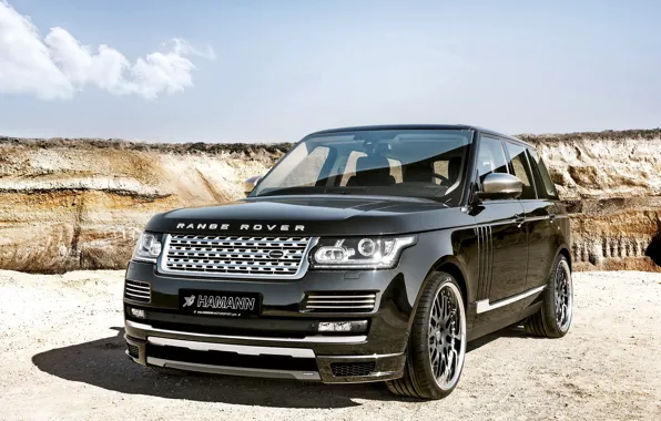 Land Rover, Range Rover, Hamann, Black, range Rover, Vogue