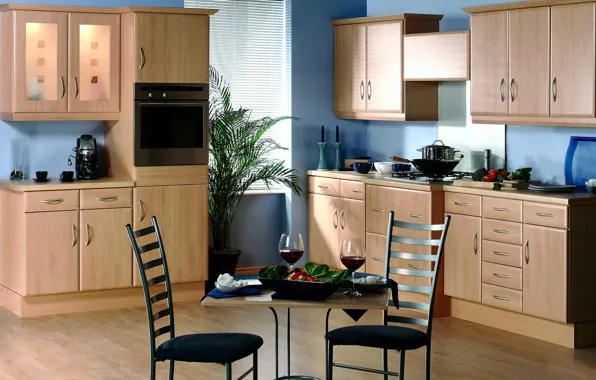 Picture design, style, table, room, furniture, chairs, interior, kitchen