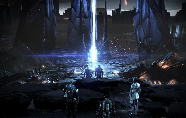 Ray, team, mass effect