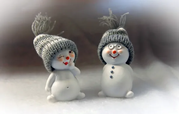 Picture holiday, toys, snowmen