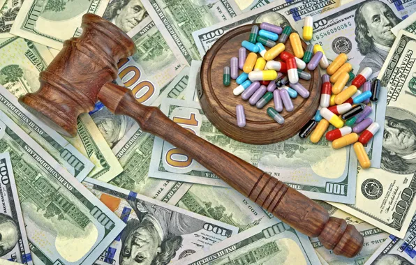 Money, justice, legal drugs