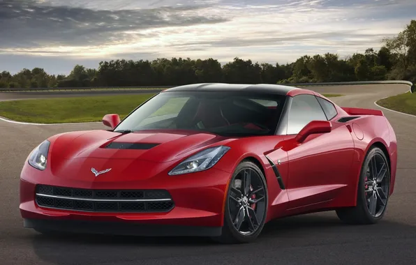 Picture Corvette, Chevrolet, Chevrolet, the front, Stingray, Corvette, Stingray