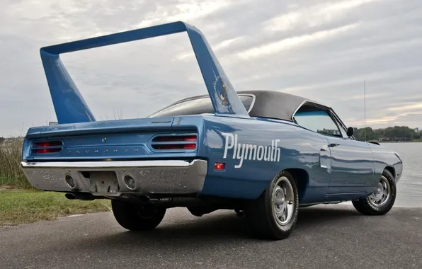 Rear view, 1970, Plymouth, Muscle car, Superbird, Muscle car, Plymouth, Road Runner