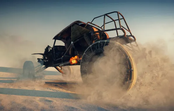Sand, auto, fire, desert, auto, Mad Max, Fury Road, Mad Max: fury Road