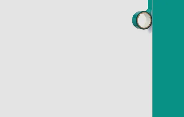 Picture wall, angle, turquoise, Scotch, sticky tape