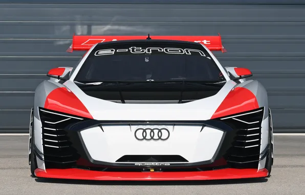 Audi, racing car, Vision, front view, 2018, Gran Turismo, E-Tron