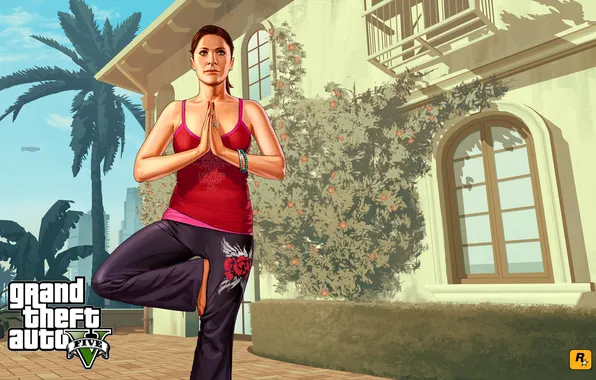 Yoga, Grand Theft Auto V, gta5, Amanda