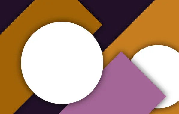 White, purple, yellow, abstraction, geometry, design, color, material