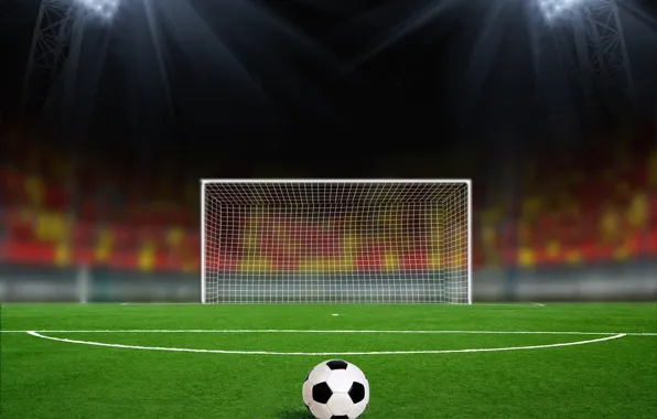 Wallpaper Field, Grass, The ball, Football, Football, Lawn, UEFA