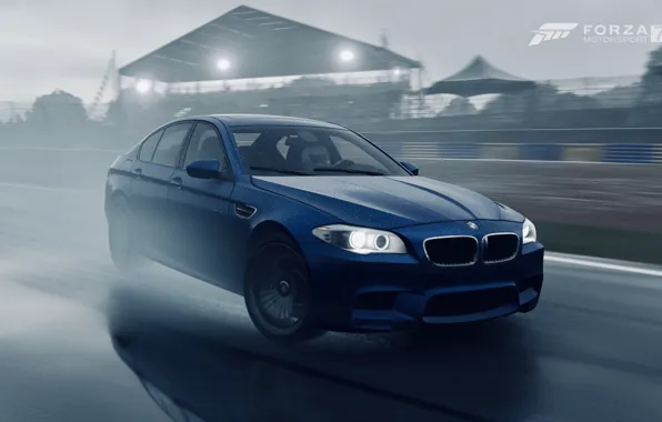 HDR, BMW, Drift, Speed, Rain, Game, F10, 5