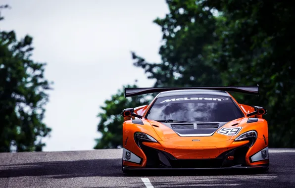 McLaren, Auto, Road, Sport, Machine, The hood, Bright, Lights
