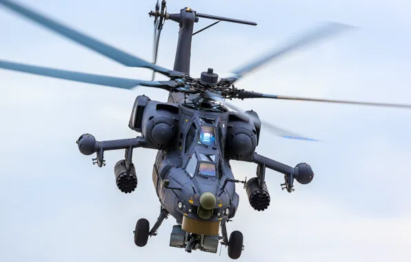 Picture cabin, pilot, helicopter, Russian, shock, "The eagles", Mi-28N