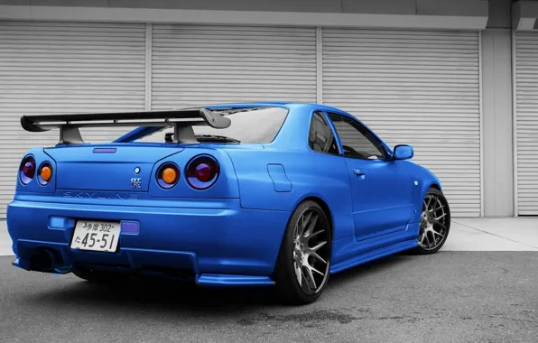 Wallpaper GTR, Nissan, Skyline, R34 images for desktop, section nissan ...