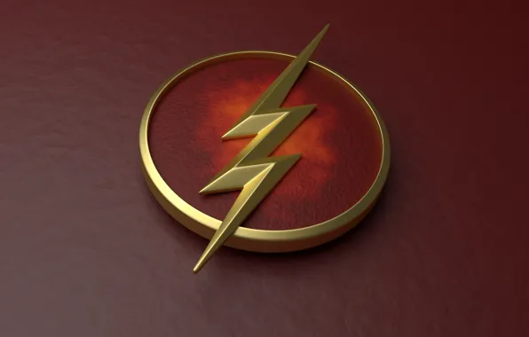 Picture red, logo, The Flash, Grant Gustin, Barry Allen