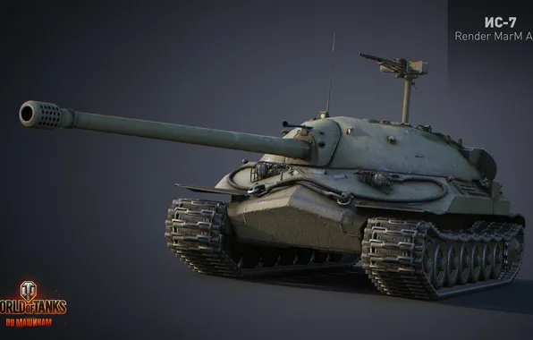 Picture tank, USSR, USSR, tanks, WoT, Is-7, World of tanks, tank