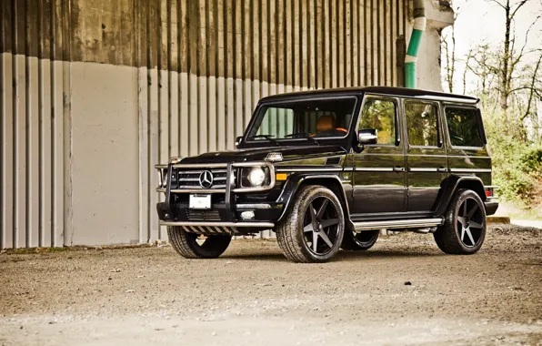 Picture car, machine, black, tuning, SUV, mercedes, is, car