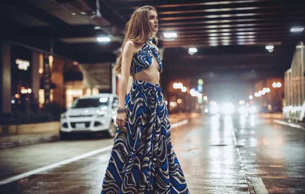 Machine, girl, the city, Ashley, dress, Isi Akahome