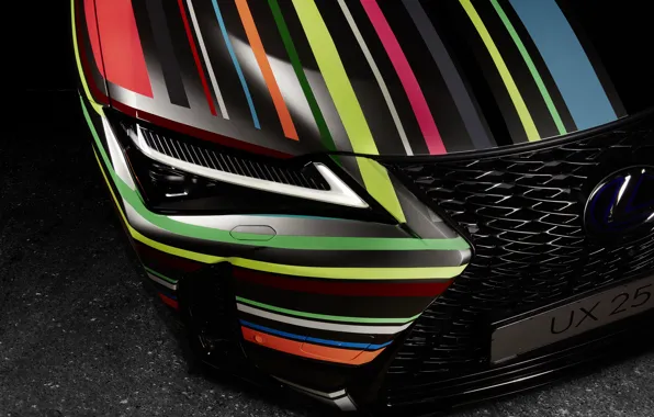 Headlight, Lexus, crossover, 2019, F SPORT, By Rene Turrek, UX 250h