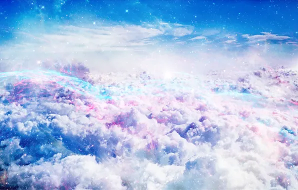 Picture the sky, space, stars, abstraction