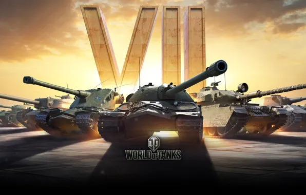 Tanks, World of Tanks, WOT, nation, 7 years, 7 years