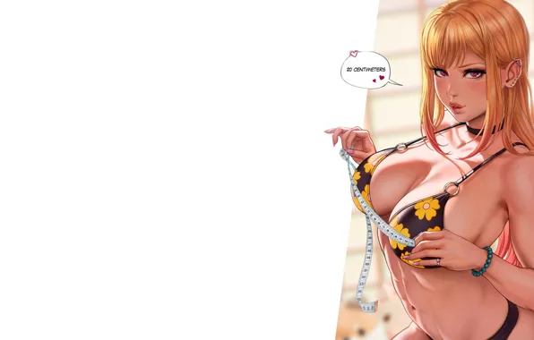 Picture Gyaru, Marin, Marin Kitagawa, anime, dress up darling, boobs, girl, hot