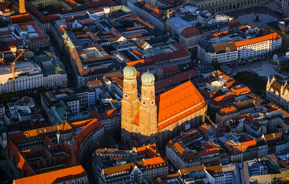 Tower, home, Germany, Munich, Bayern, panorama, Frauenkirche