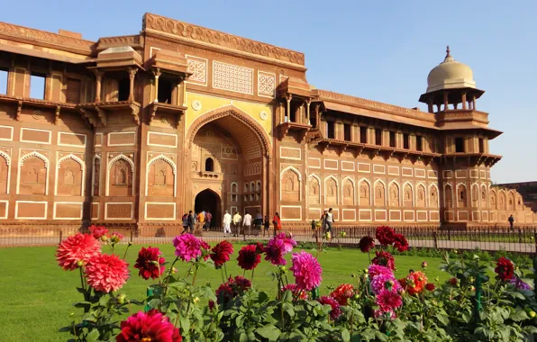 The city, India, fortress, Agra, Agra, India, fort
