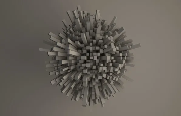 Light, shadows, cube, sphere