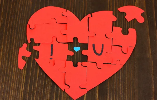 Picture love, red, background, mood, heart, puzzles, love, heart