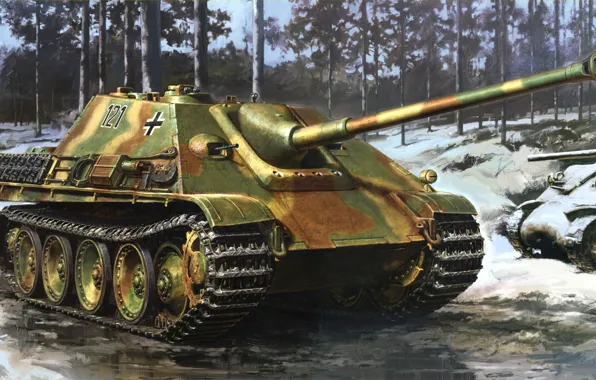 Germany, SAU, Jagdpanther, Tank fighter, Panzerwaffe