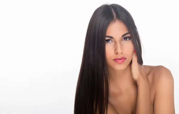 Look, girl, portrait, Laura Escudero