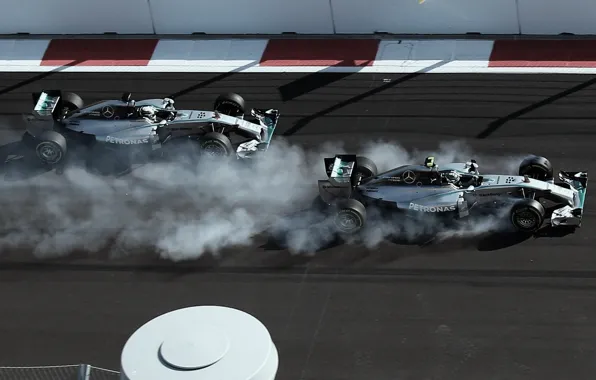 Picture Mercedes, Formula 1, AMG, Lewis Hamilton, Nico, Rosberg, 2014, sochi