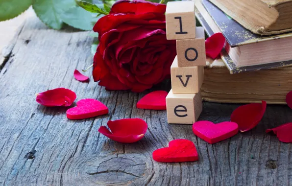 Picture love, flowers, roses, red, love, rose, heart, romantic